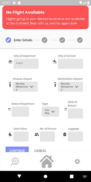 A laptop showing- nanocodes programming logo-structuring-frontend-projects-react-best-practices Flight Booking Made Simple
