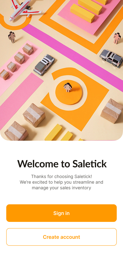 Salesticks Onboarding page